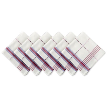 Design Imports Coopville Plaid Napkin Set CAMZ35859